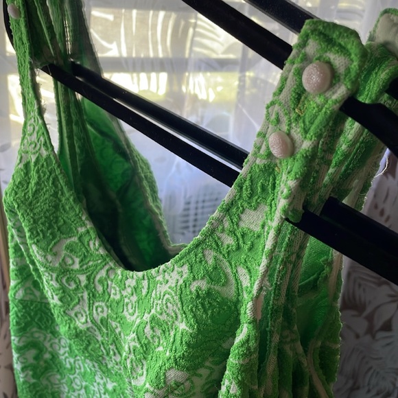 Vintage green swim romper / bodysuit M/L - Picture 5 of 10